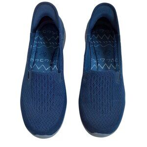 Skechers Slip-ins Reggae Fest 2.0 Sneaker Shoes Womens Size 7.5 Blue Relaxed Fit